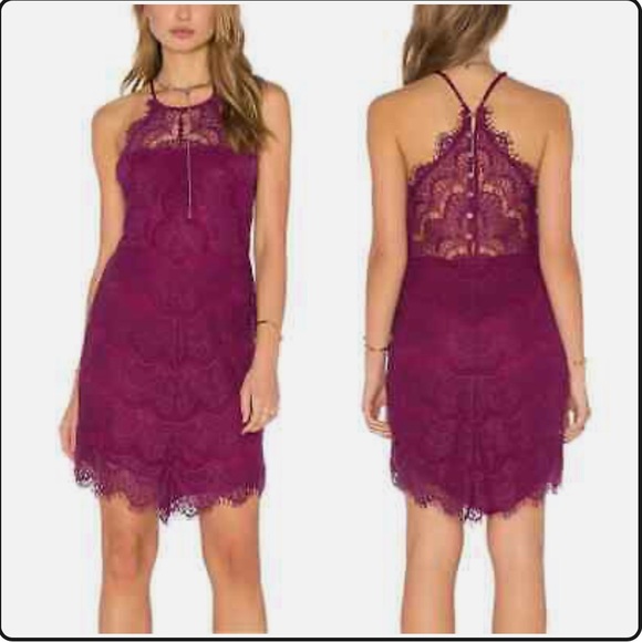 Intimately Free People She’s Got It Dress Raspberry Size XS NWT - Picture 1 of 14